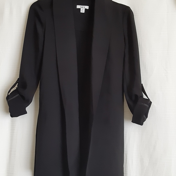 Bar lll black blazer Size XXS 100% Polyester $30 - Picture 5 of 8